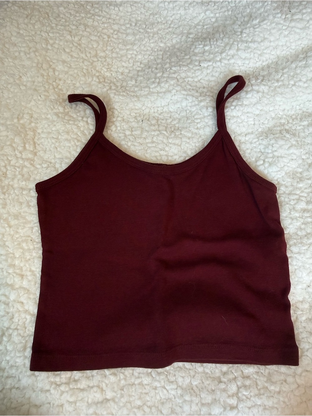 burgundy brandy tank